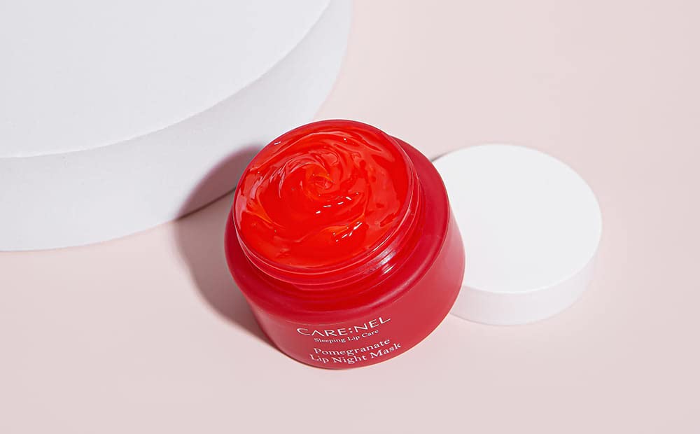 CARE:NEL Lip Mask Overnight Pomegranate 23g – Hydrating Night Lip Treatment & Repair Balm