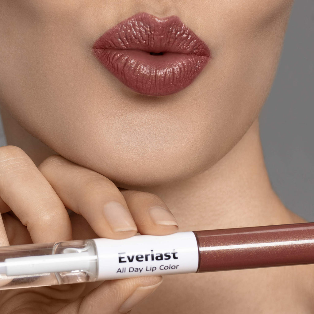 Careline Everlast Lip Color #706 Milk Chocolate – 2-Step Lip Color with Gloss Finish