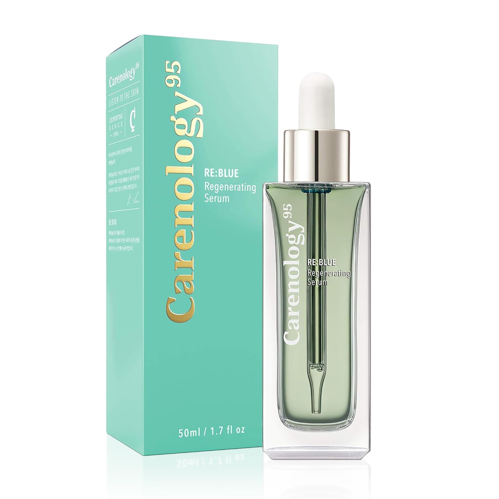 Carenology 95 RE BLUE Regenerating Serum – Instant Hydration 50ml