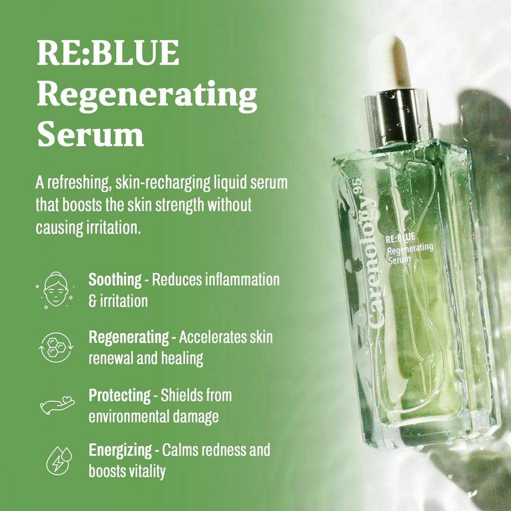 Carenology 95 RE BLUE Regenerating Serum – Instant Hydration 50ml