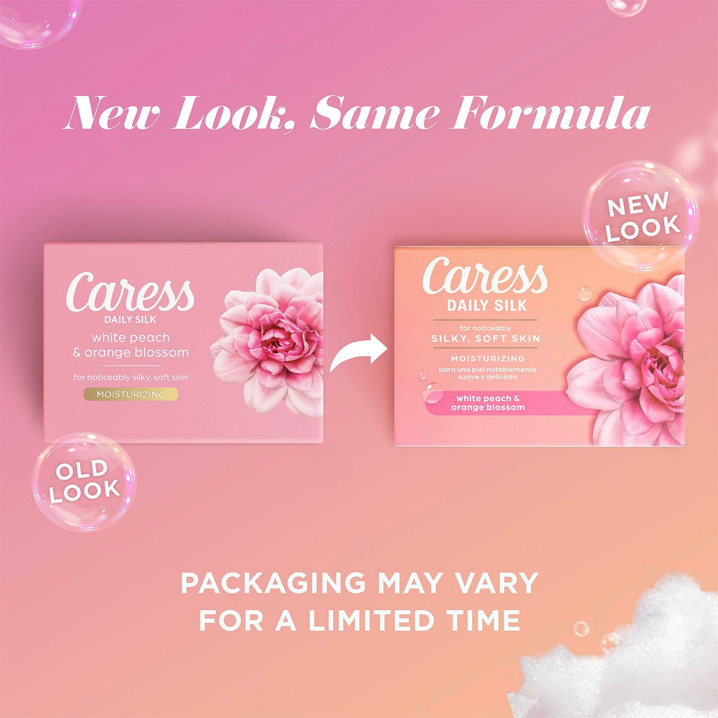 Caress Body Wash 2-Pack + Bar Soap – Daily Silk Bundle for Silky Soft Skin