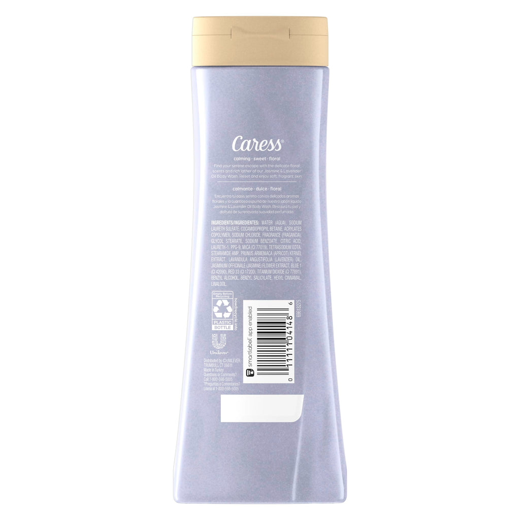 Caress Body Wash – Relaxing Jasmine & Lavender, 2-Pack, 40 oz total