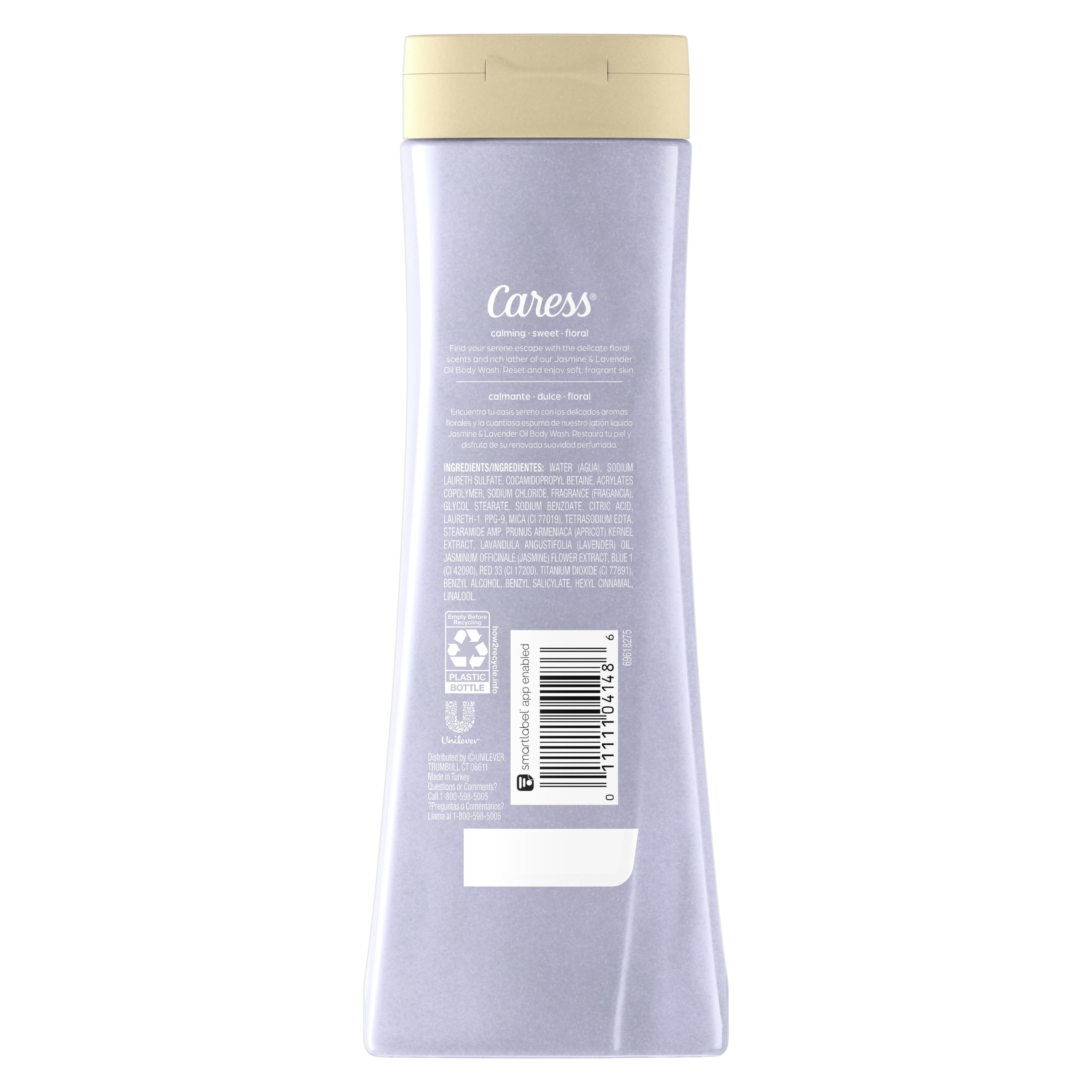 Caress Body Wash – Relaxing Jasmine & Lavender, 2-Pack, 40 oz total