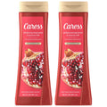Caress Tahitian Pomegranate & Coconut Milk Body Wash – 20oz Twin Pack | Moisturizing & Exfoliating