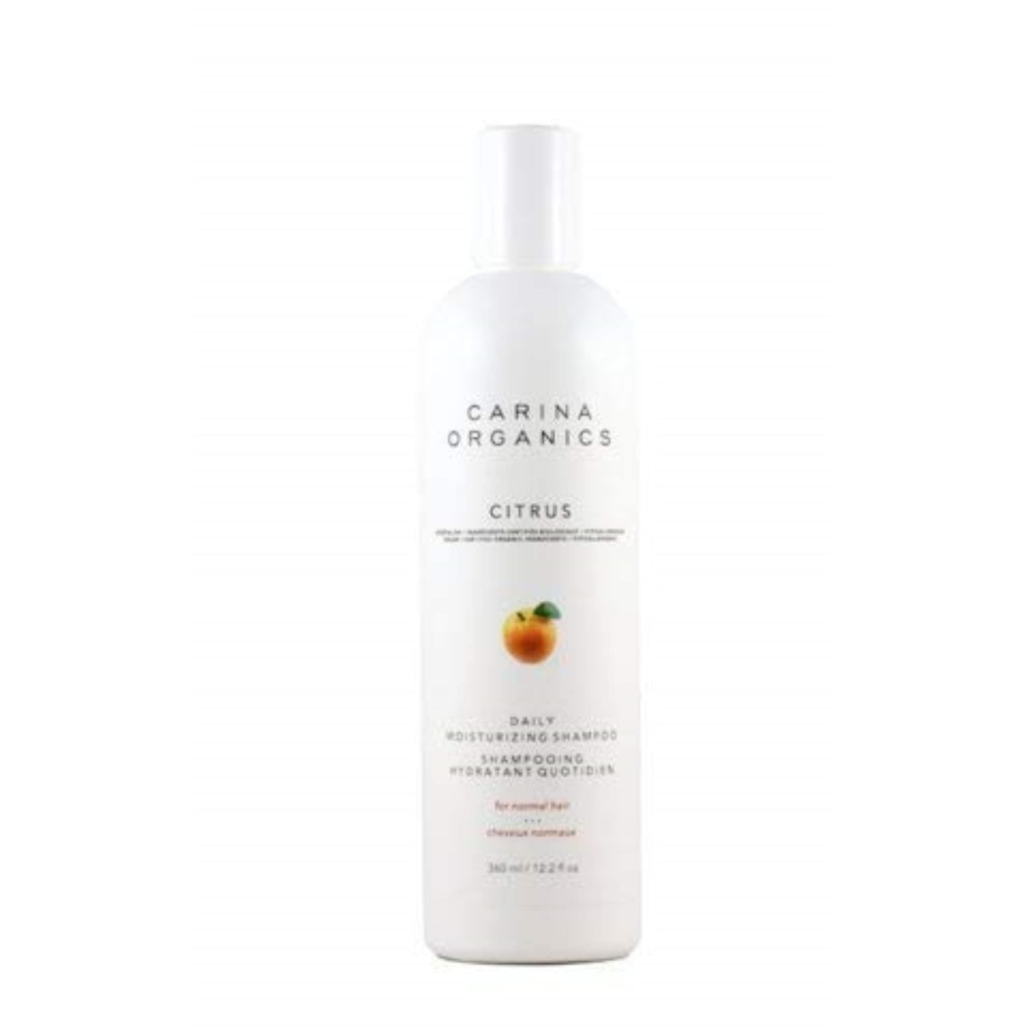 Carina Organics Citrus Daily Moisturizing Shampoo – Vegan, Biodegradable