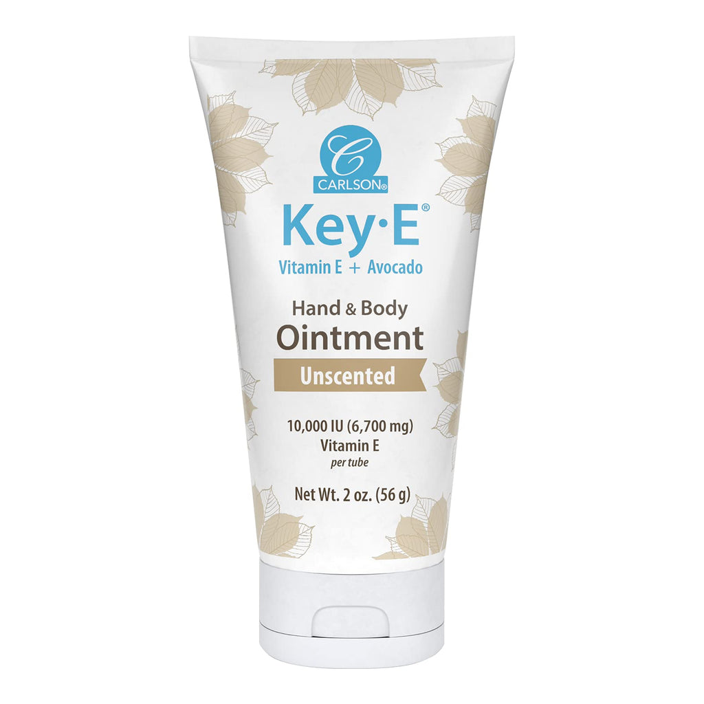 Carlson Key-E Ointment – Fragrance-Free, Petroleum-Free Moisturizer for Very Dry Skin, 2 oz