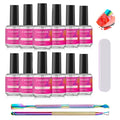 CARMEIN Gel Nail Polish Remover – 12-Pack, 15ml, Paraben-Free, Professional-Grade