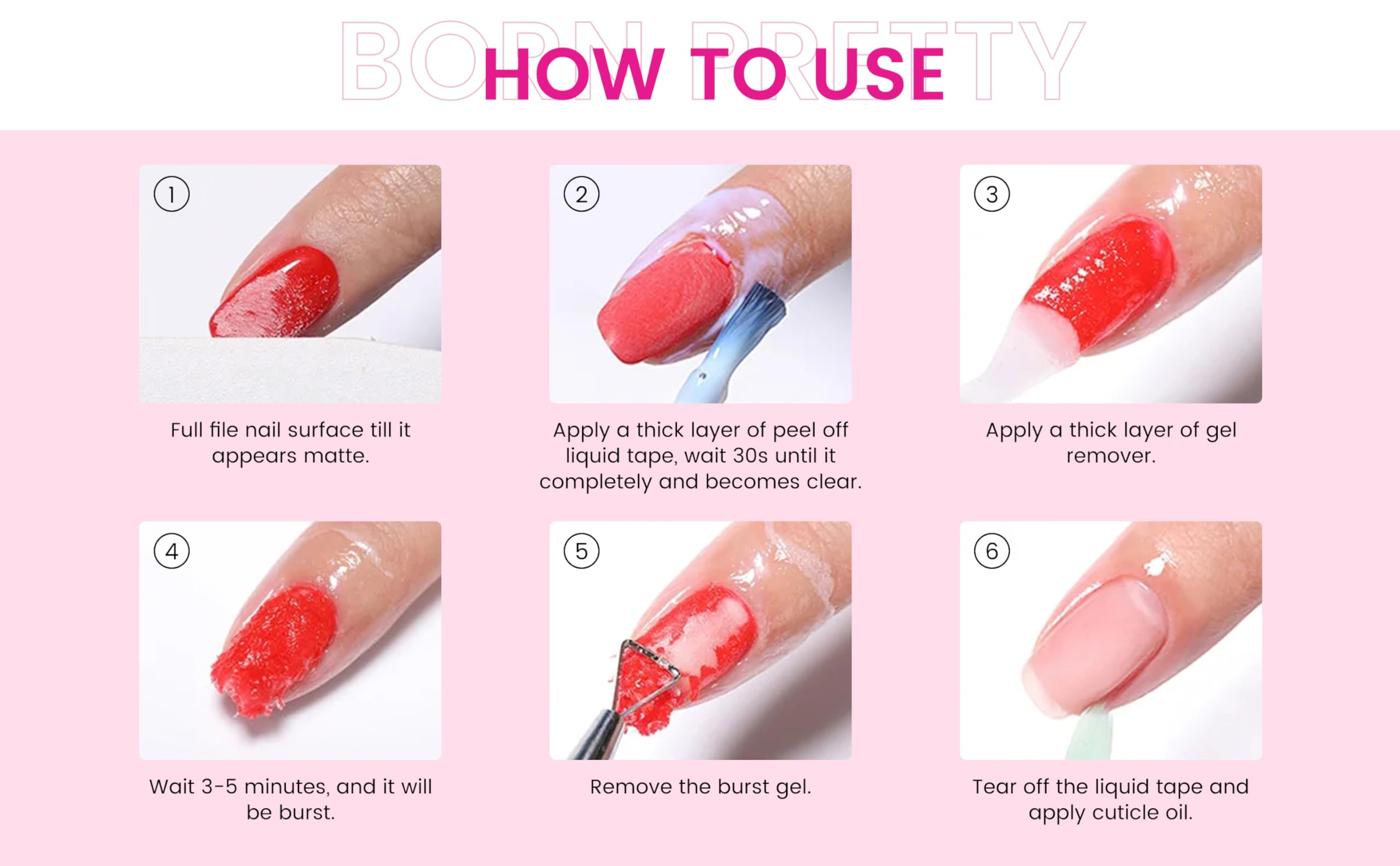 CARMEIN Gel Nail Polish Remover – 12-Pack, 15ml, Paraben-Free, Professional-Grade