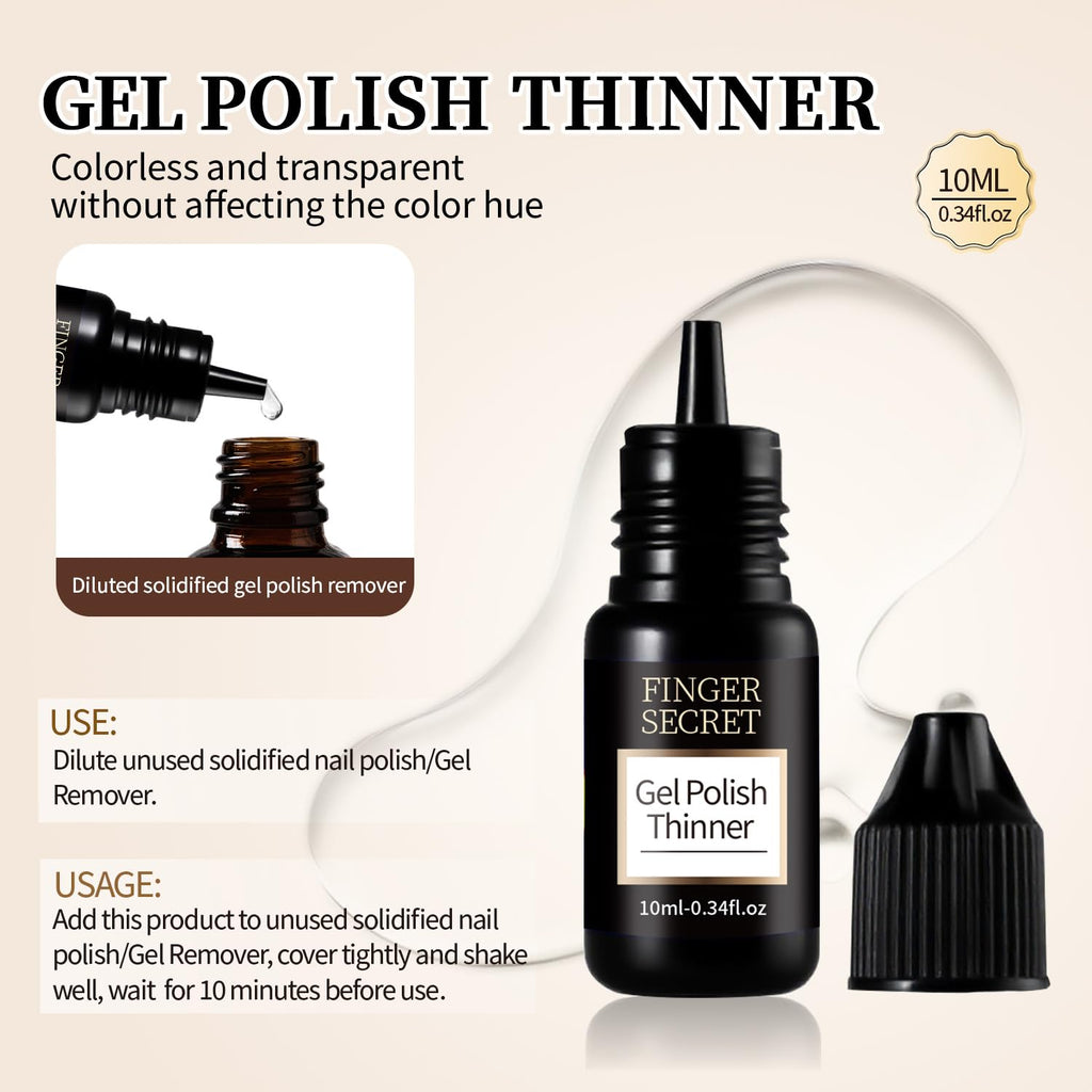 CARMEIN Gel Nail Polish Remover Set — Gentle, Fast Gel Removal Kit