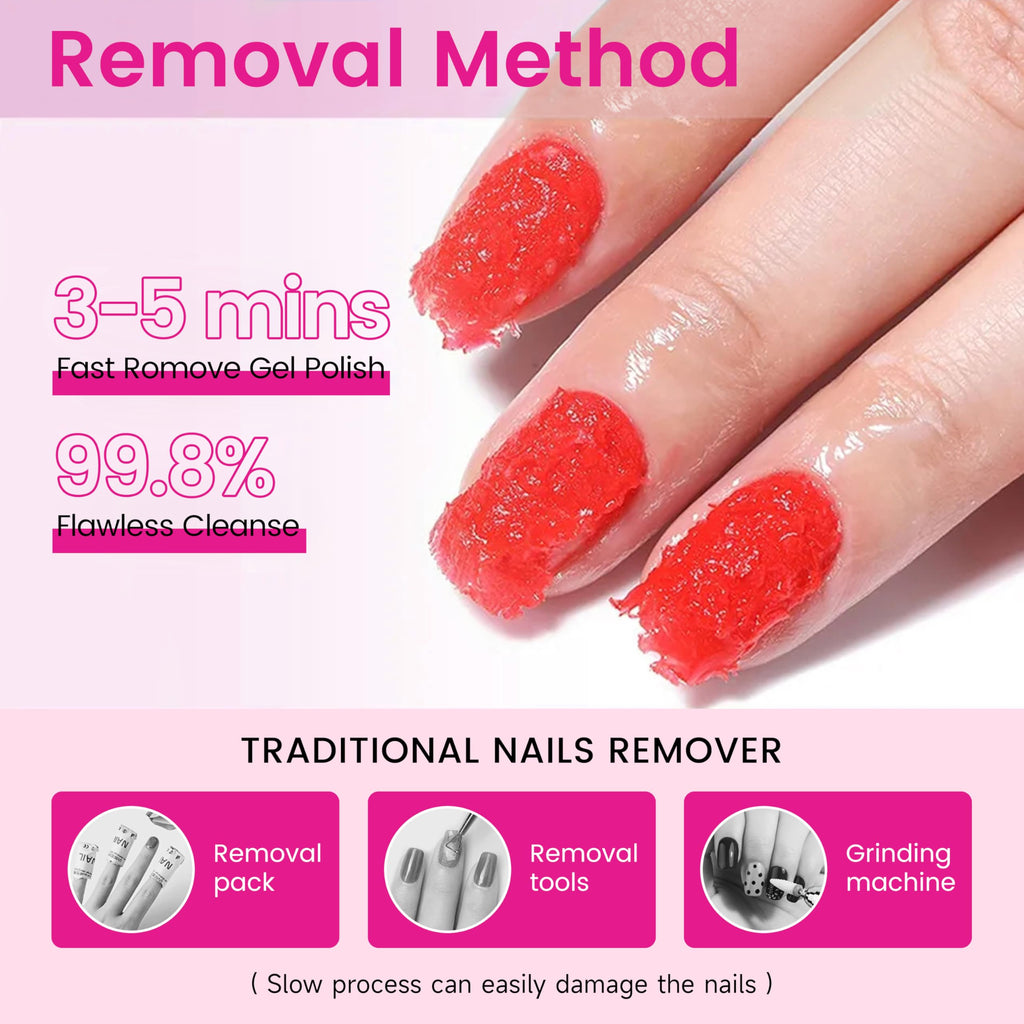 CARMEIN Gel Nail Polish Remover – 12-Pack, 15ml, Paraben-Free, Professional-Grade