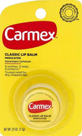 Carmex Classic Lip Balm Medicated 0.25 oz – Pack of 10 | Soothing Lip Care