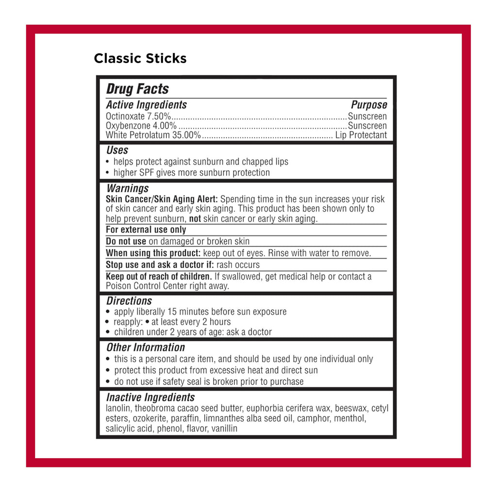 Carmex Classic Medicated Lip Balm Pack – 9-Count Variety (7 Tubes, 2 Sticks) | SPF 15