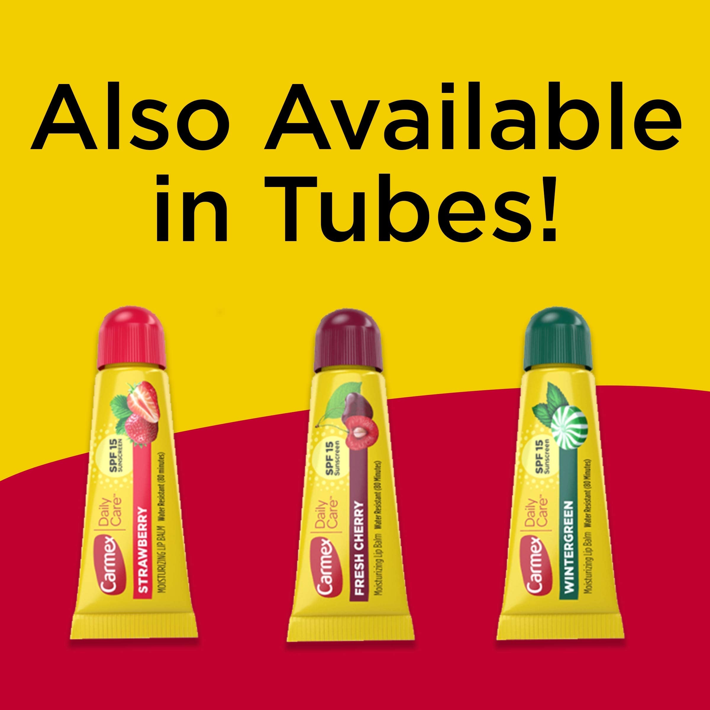 Carmex Daily Care Lip Balm Sticks SPF 15 – 9-Count Multi-Flavor Pack (3 x 3)
