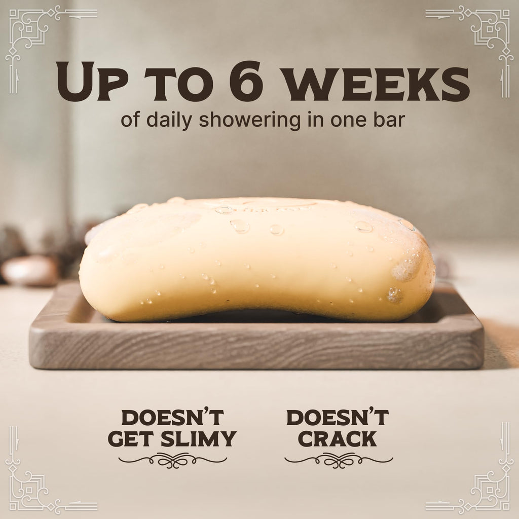 Carolina Castile Soap | Vegan Unscented Castile Bar – 3 Bars, Olive Oil & Cocoa Butter