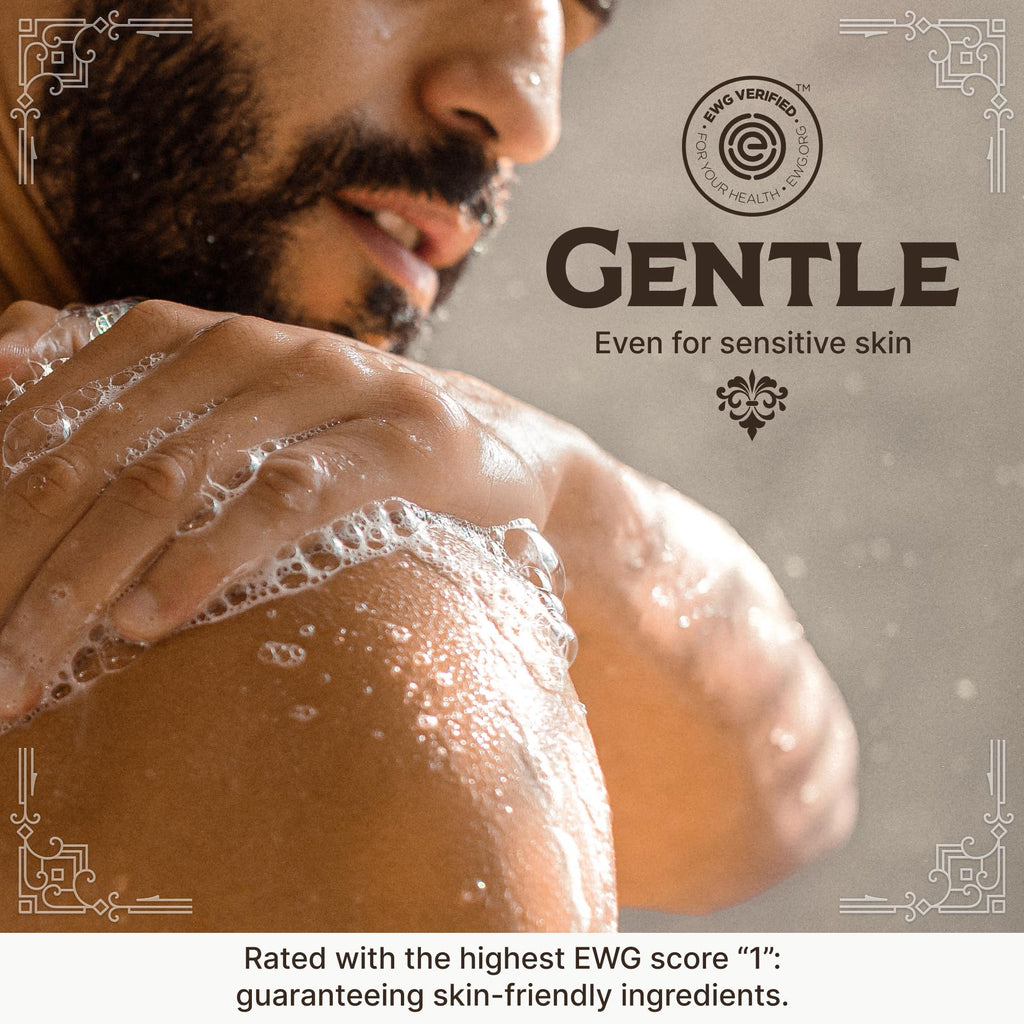 Carolina Castile Soap – Tobacco Vanilla Castile Liquid Body Wash for Sensitive Skin (1 Gallon)