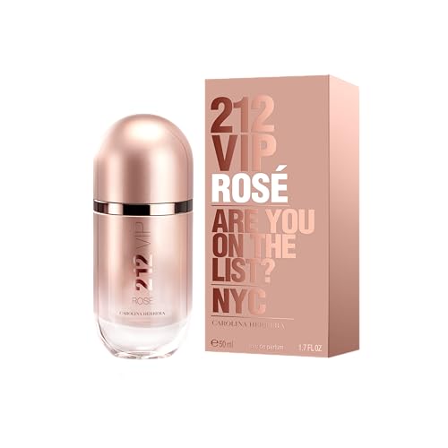 Carolina Herrera 212 VIP Rosé for Women | Champagne Rosé & Peach Blossom | 1.7 oz EDP