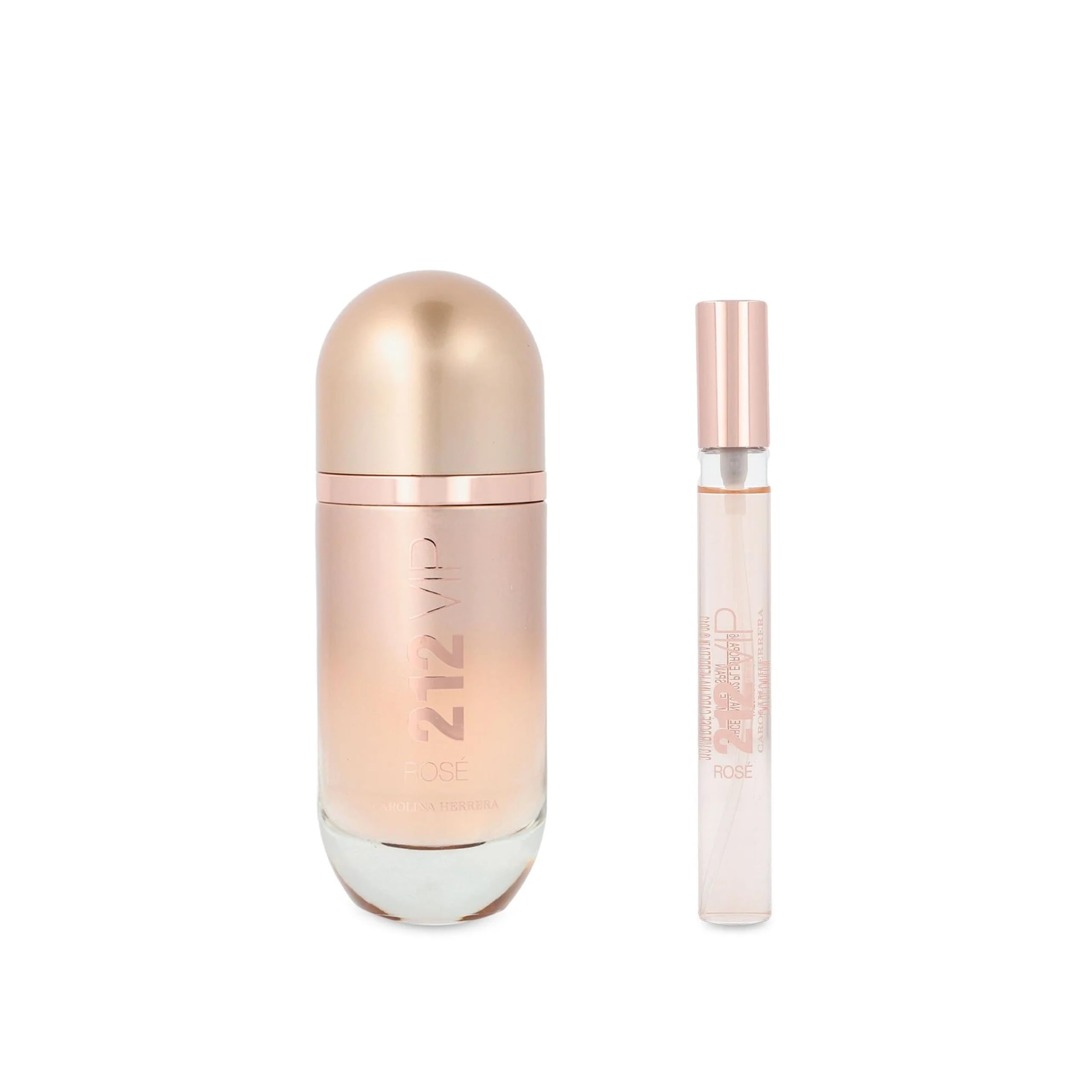 212 VIP Rose 2-Pc Gift Set by Carolina Herrera – 2.7oz EDP + 0.33oz Mini