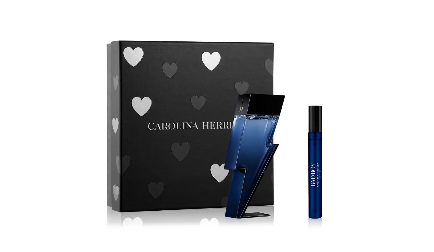 Carolina Herrera Bad Boy Cobalt EDP Gift Set — 3.4 oz + Travel Spray