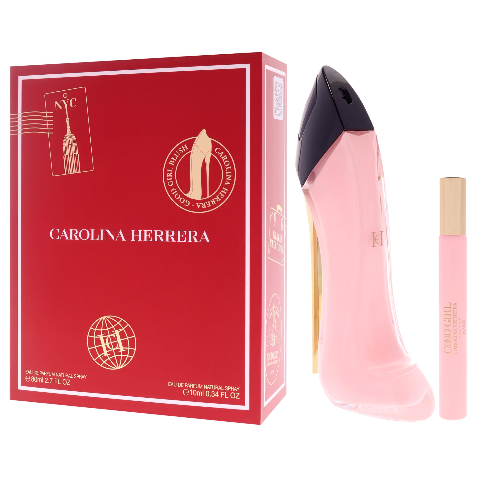 Good Girl Blush by Carolina Herrera – 2 Pc Gift Set (2.7oz + 0.33oz EDP)