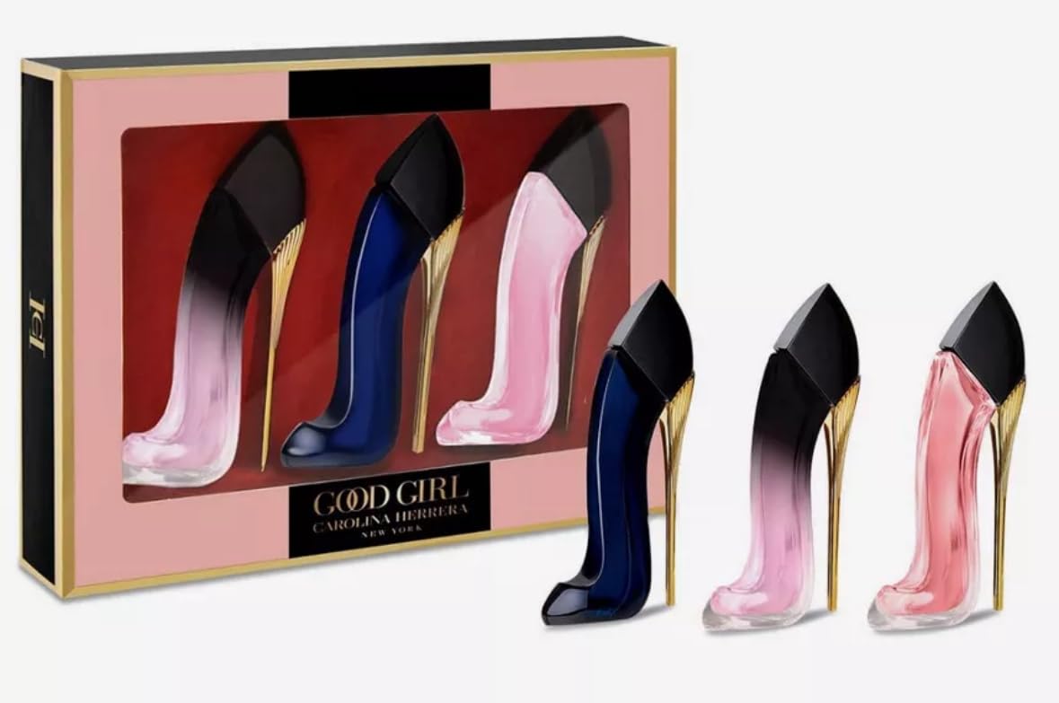 Carolina Herrera Good Girl Mini Set - 3-Piece Fragrance Collection (0.24 oz each)