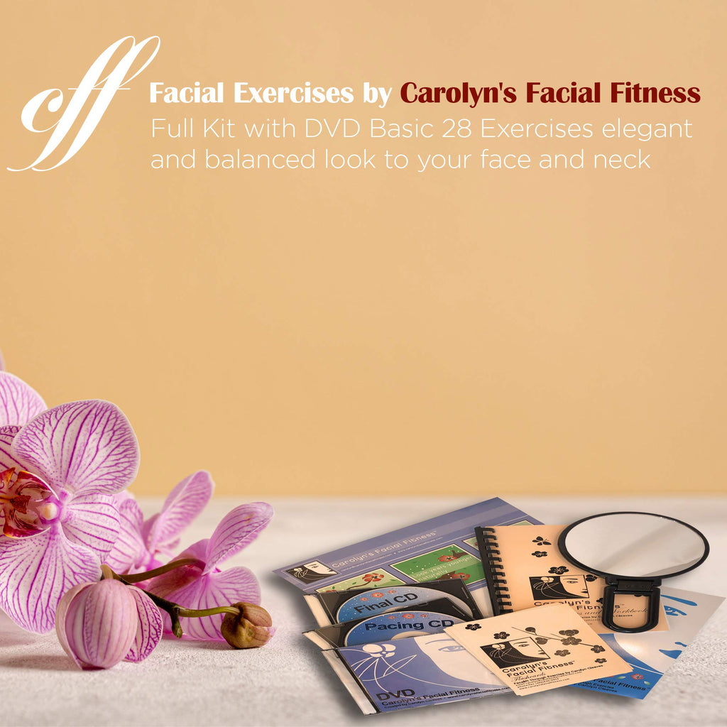 Carolyn's Facial Fitness - Full Kit with DVD: 28 Easy Facial Exercises