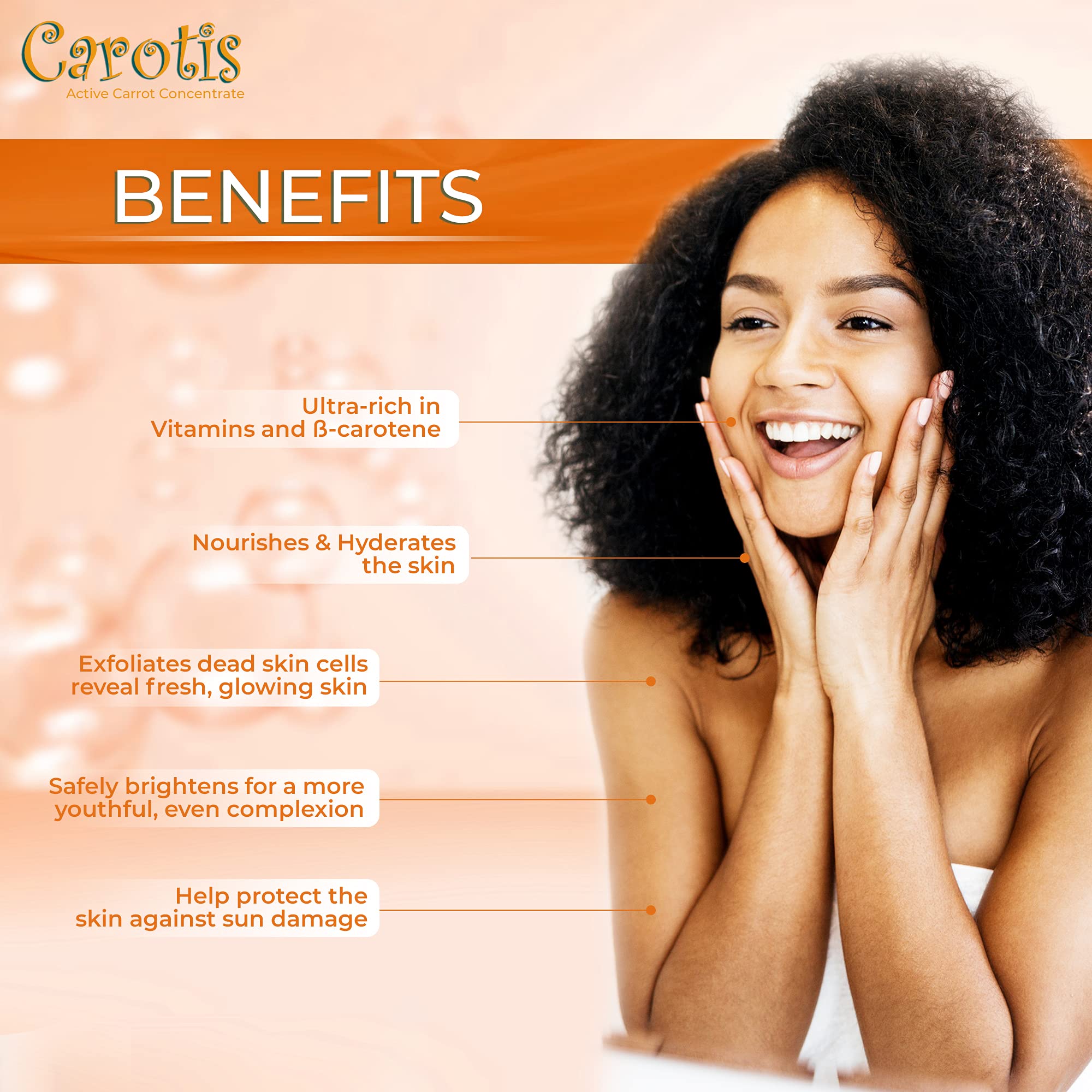 CAROTÏS Exfoliating Soap 200g – Pack of 2, Vitamin A & Carrot Oil for Radiant Skin