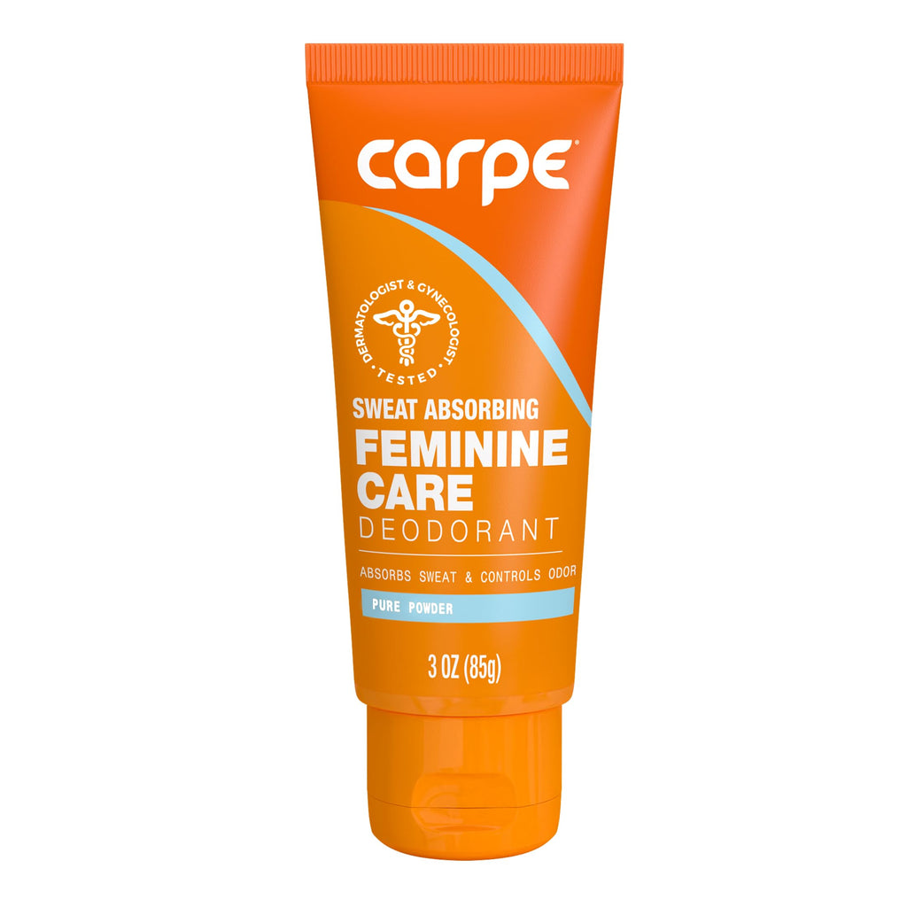 New Carpe Feminine Care Intimate Deodorant – pH Balanced & Sweat-Absorbing