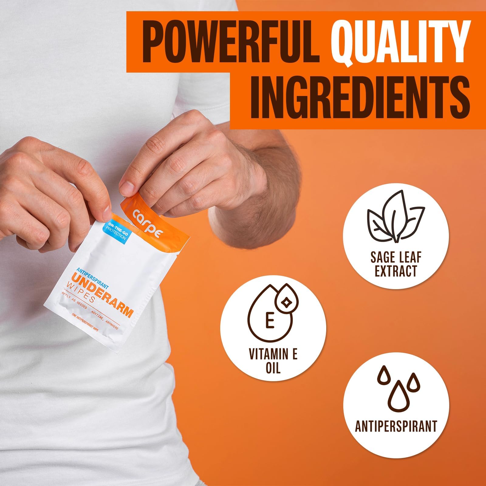 Carpe On-the-Go Antiperspirant Wipes — 3-Box Pack for Sweat Relief On the Move