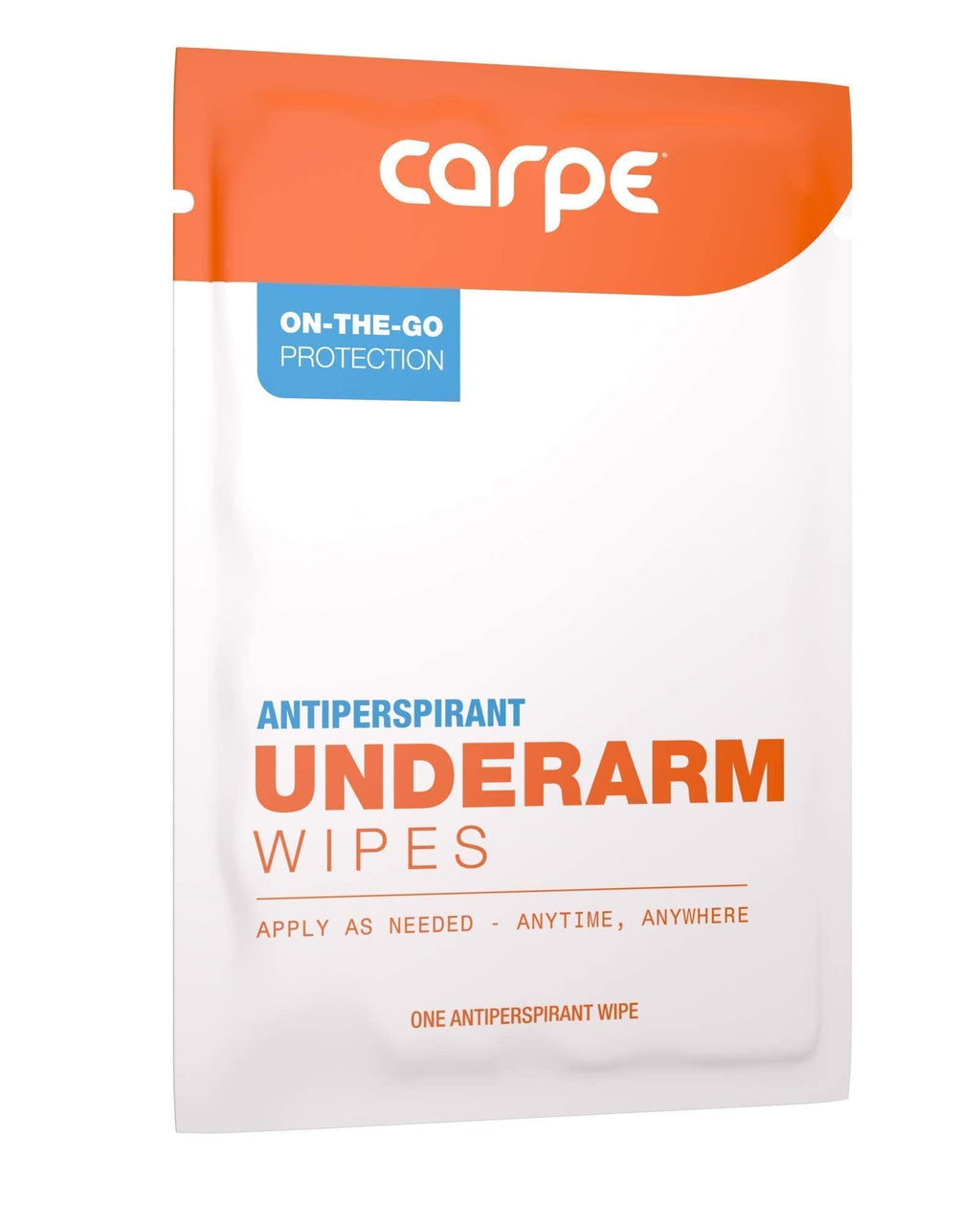 Carpe On-The-Go Antiperspirant Underarm Wipes – Pack of 2 Boxes | Sweat Relief On The Move