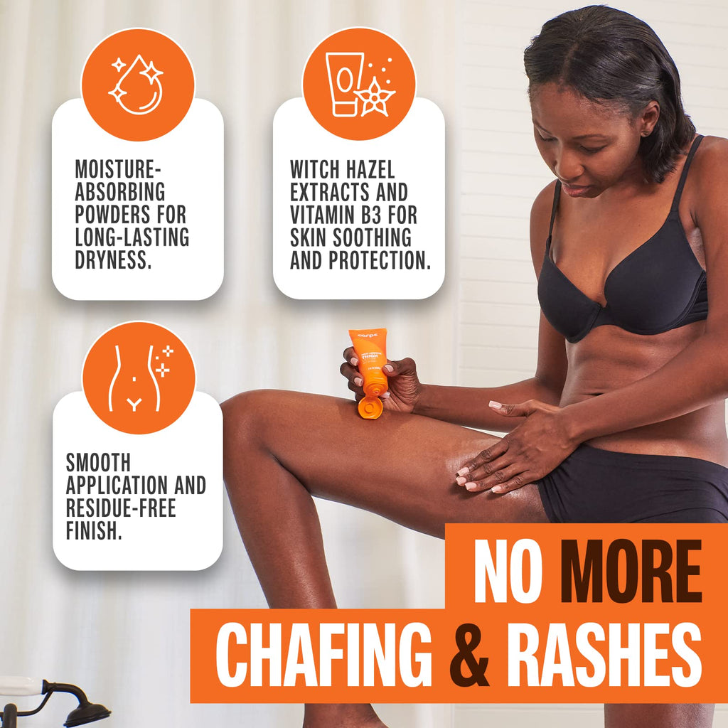 Carpe Women's Sweat Bundle: 3-in-1 Absorbent Lotion, Thigh Powder & Groin Powder