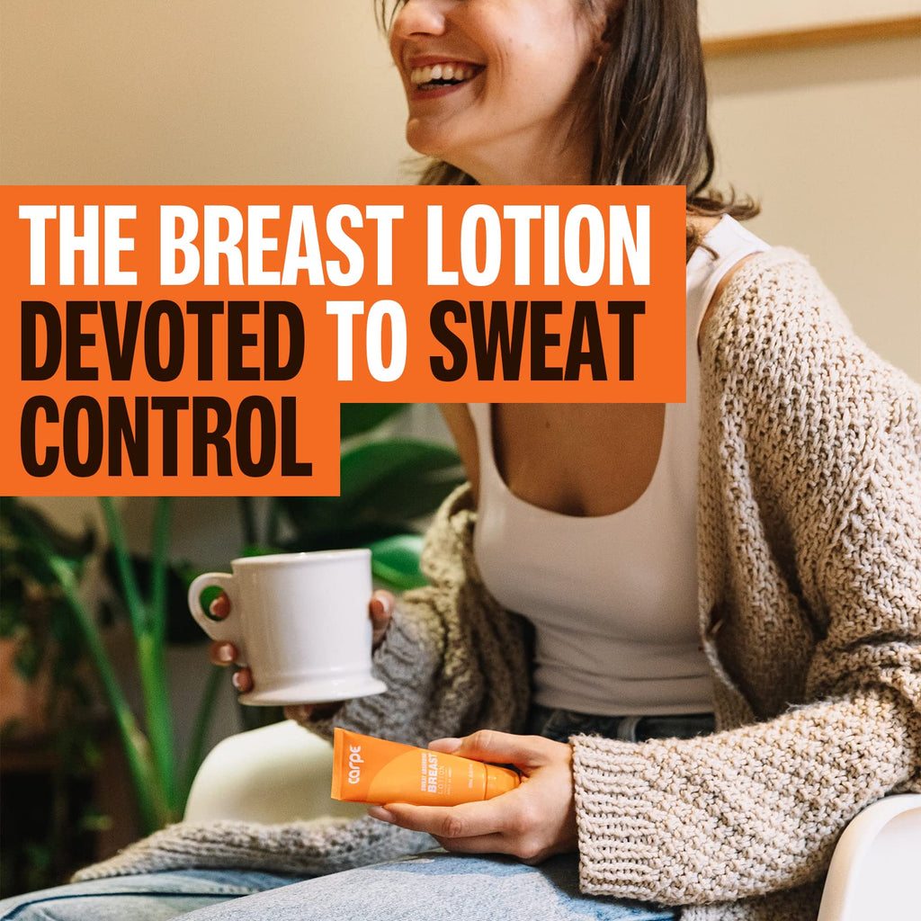 Carpe Women's Sweat Bundle: 3-in-1 Absorbent Lotion, Thigh Powder & Groin Powder
