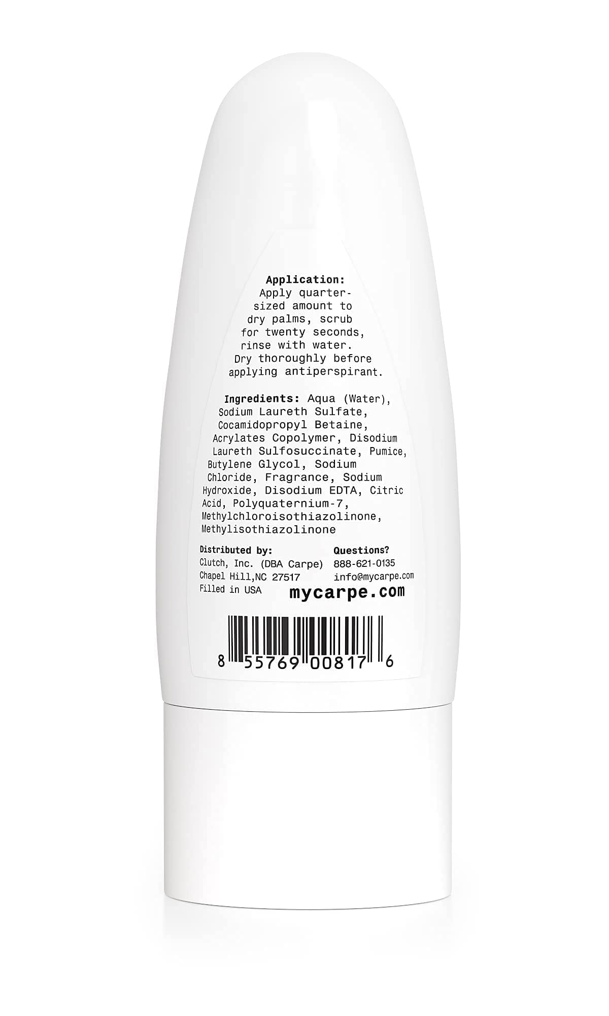 Carpe Exfoliating Underarm Scrub with Odor Protection — 2 Pack