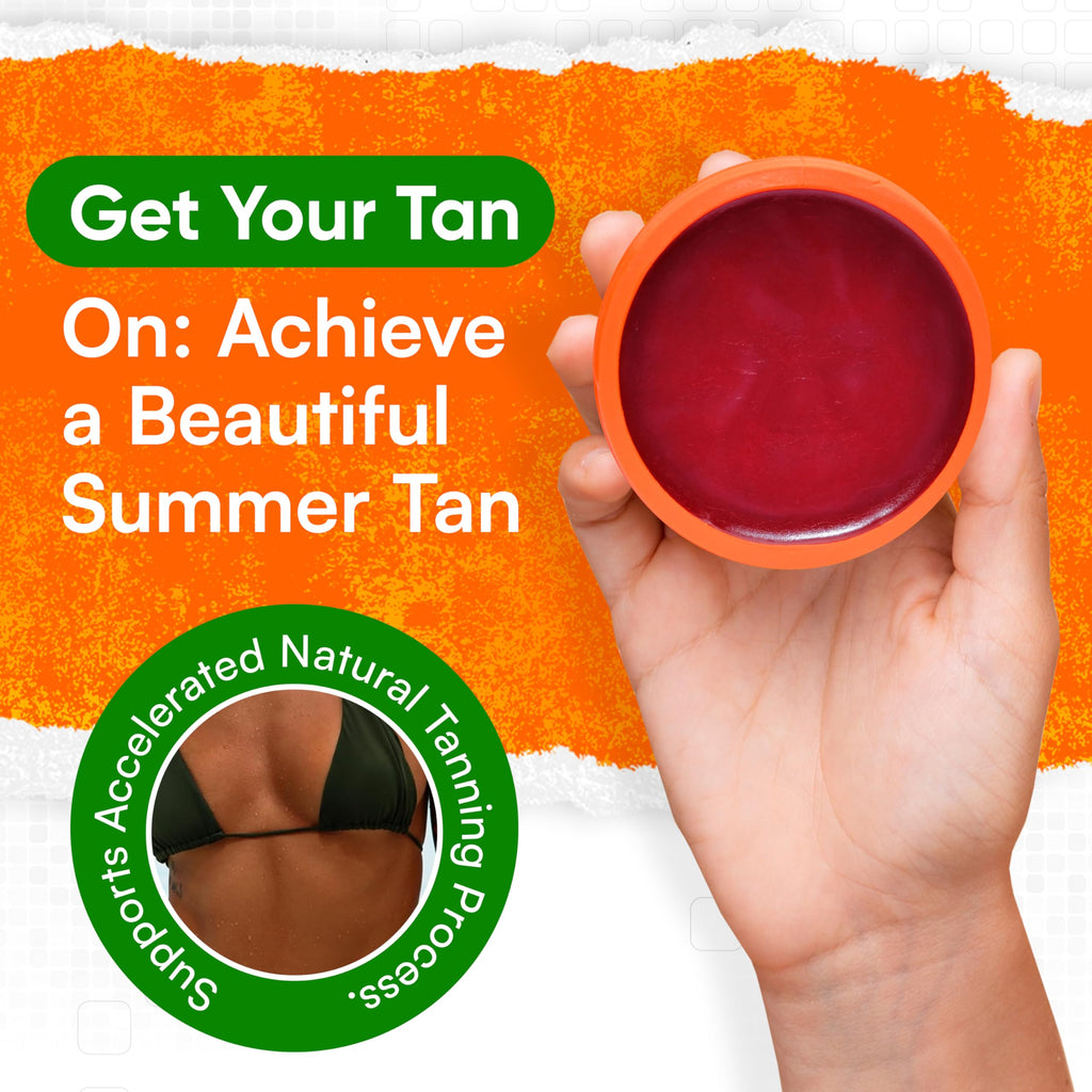 Carrot Sun Tanning Accelerator – 350ml Carotene Gel with Natural Carrot Oil | SPF0