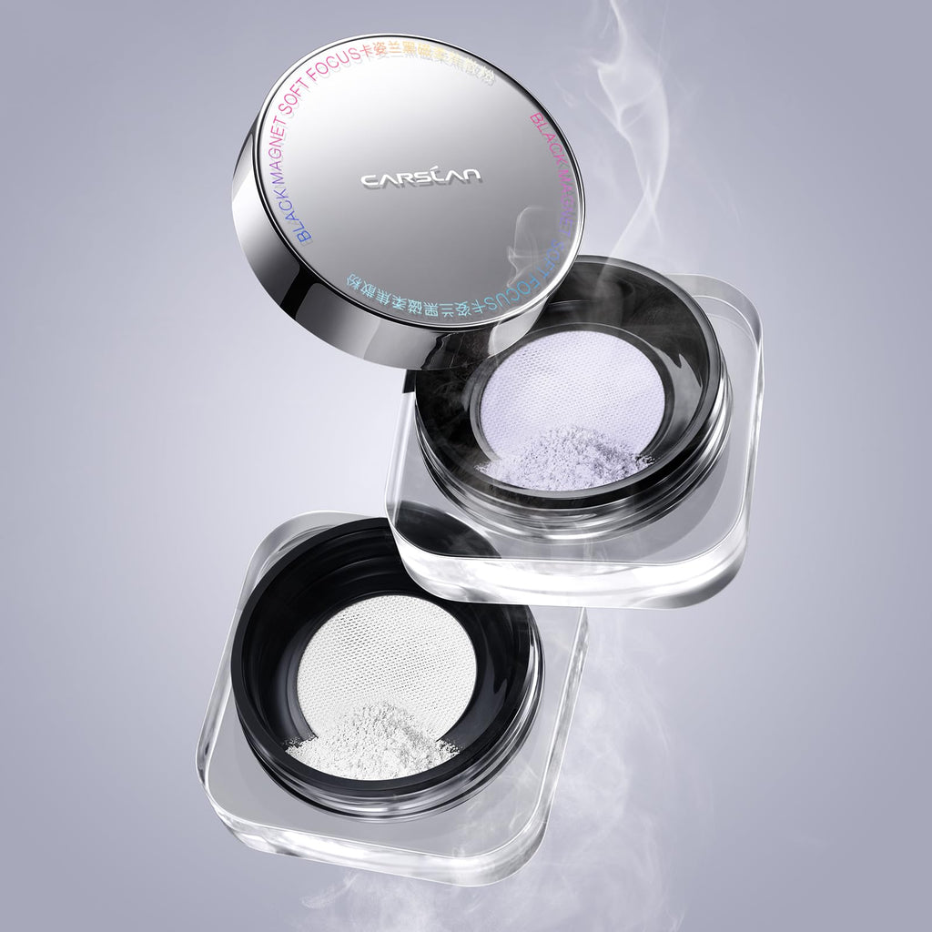 CARSLAN 1.0 Soft Focus Loose Setting Powder - Matte Finish, 24H Oil Control, 03 Translucent