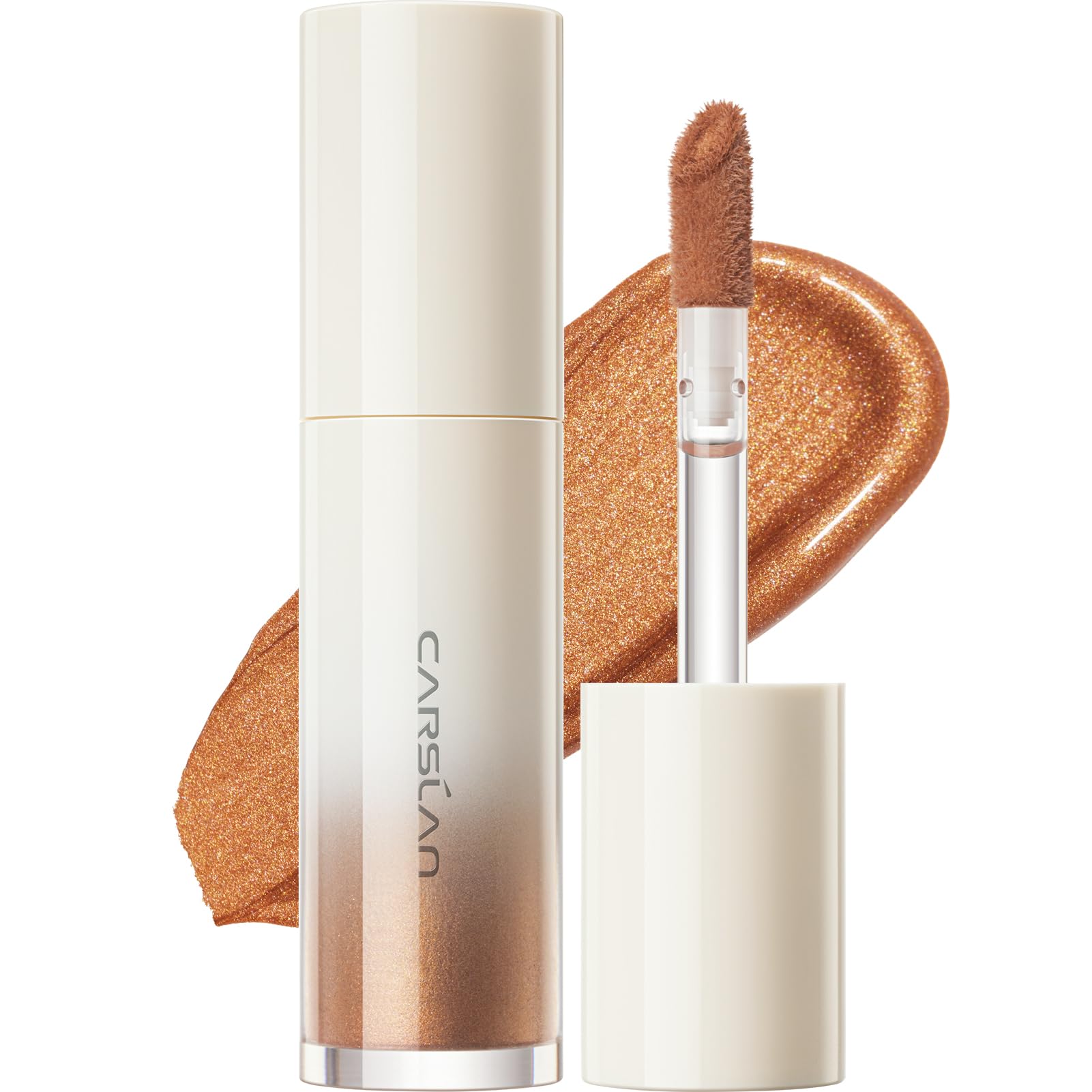 CARSLAN 3D Liquid Highlighter - Bronze Cold, Lightweight Dewy Glow