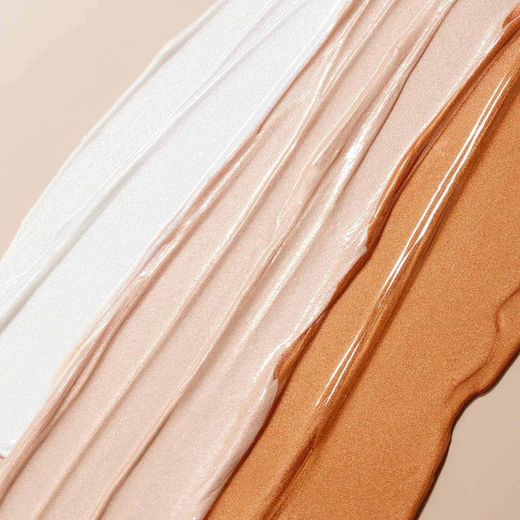 CARSLAN 3D Liquid Highlighter - Bronze Cold, Lightweight Dewy Glow