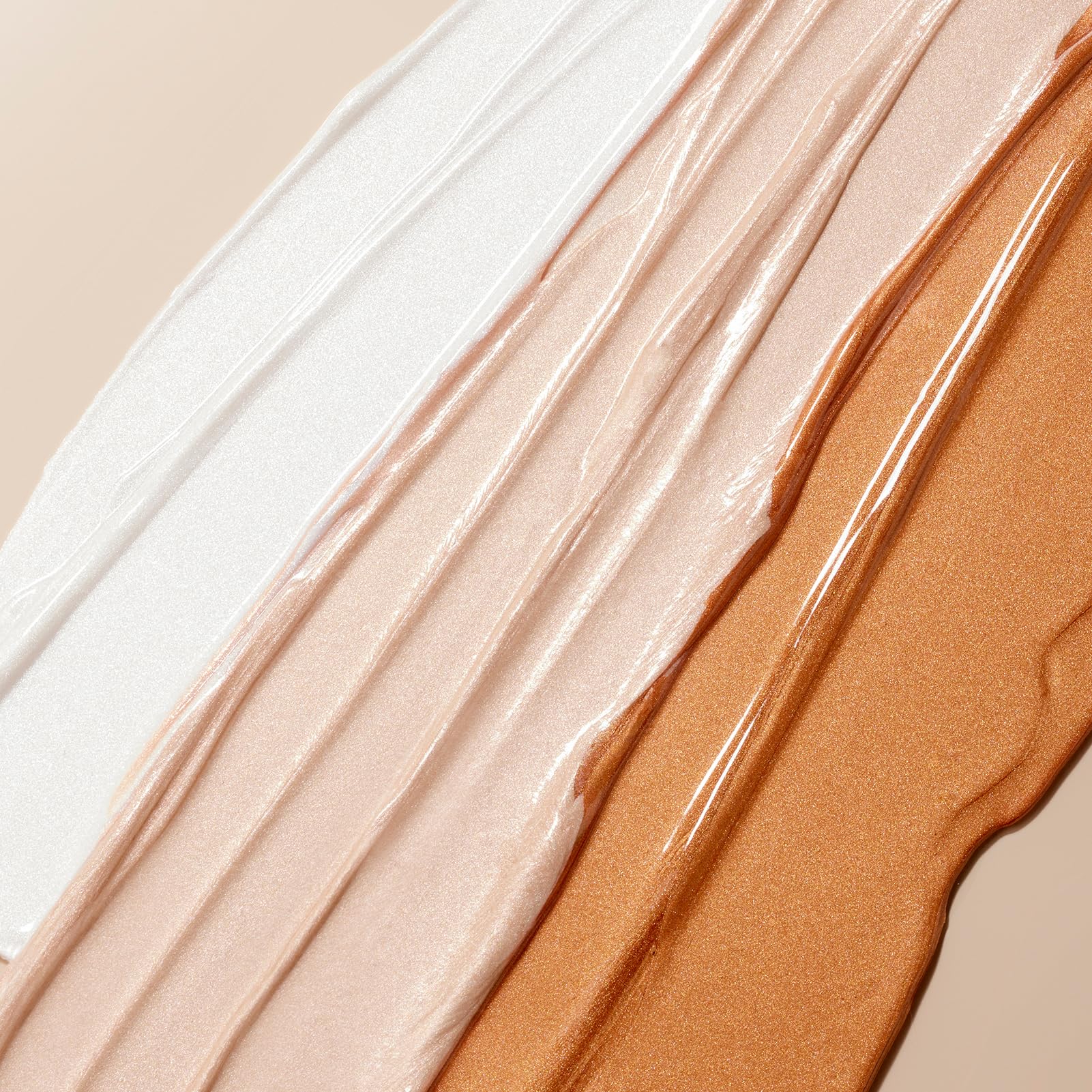 CARSLAN 3D Liquid Highlighter - Bronze Cold, Lightweight Dewy Glow