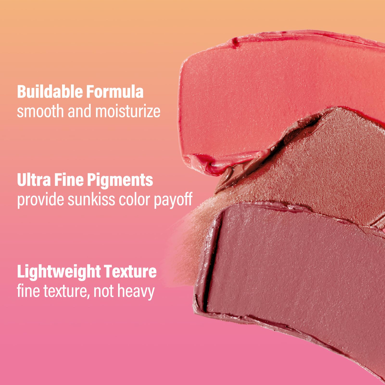 CARSLAN Sun Kissed Blush & Bronzer Stick Morning – Multi-Use Matte Cream for Cheeks, Lips & Eyes
