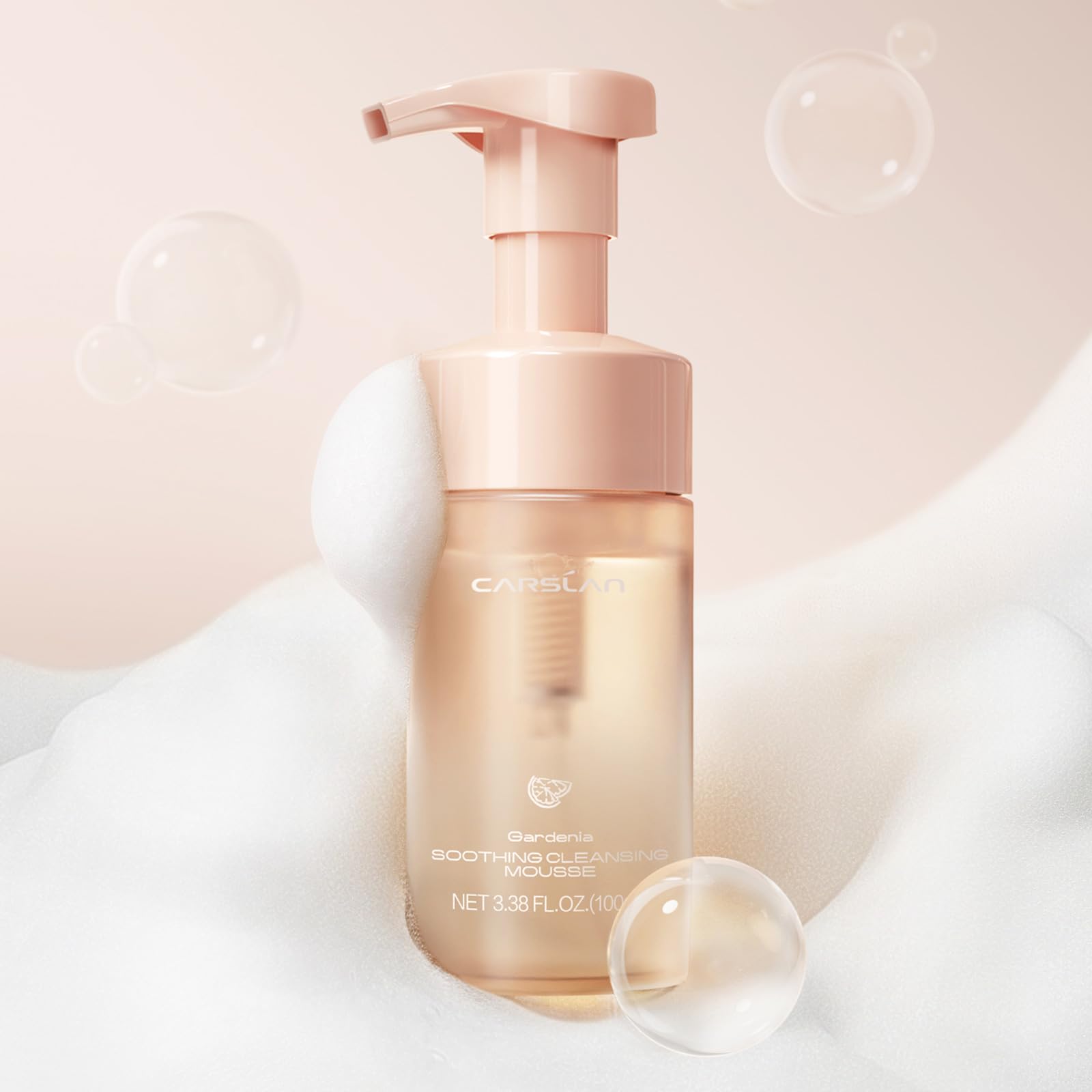CARSLAN Face Wash – Gentle Hydrating Foaming Cleanser for All Skin Types | Makeup Remover