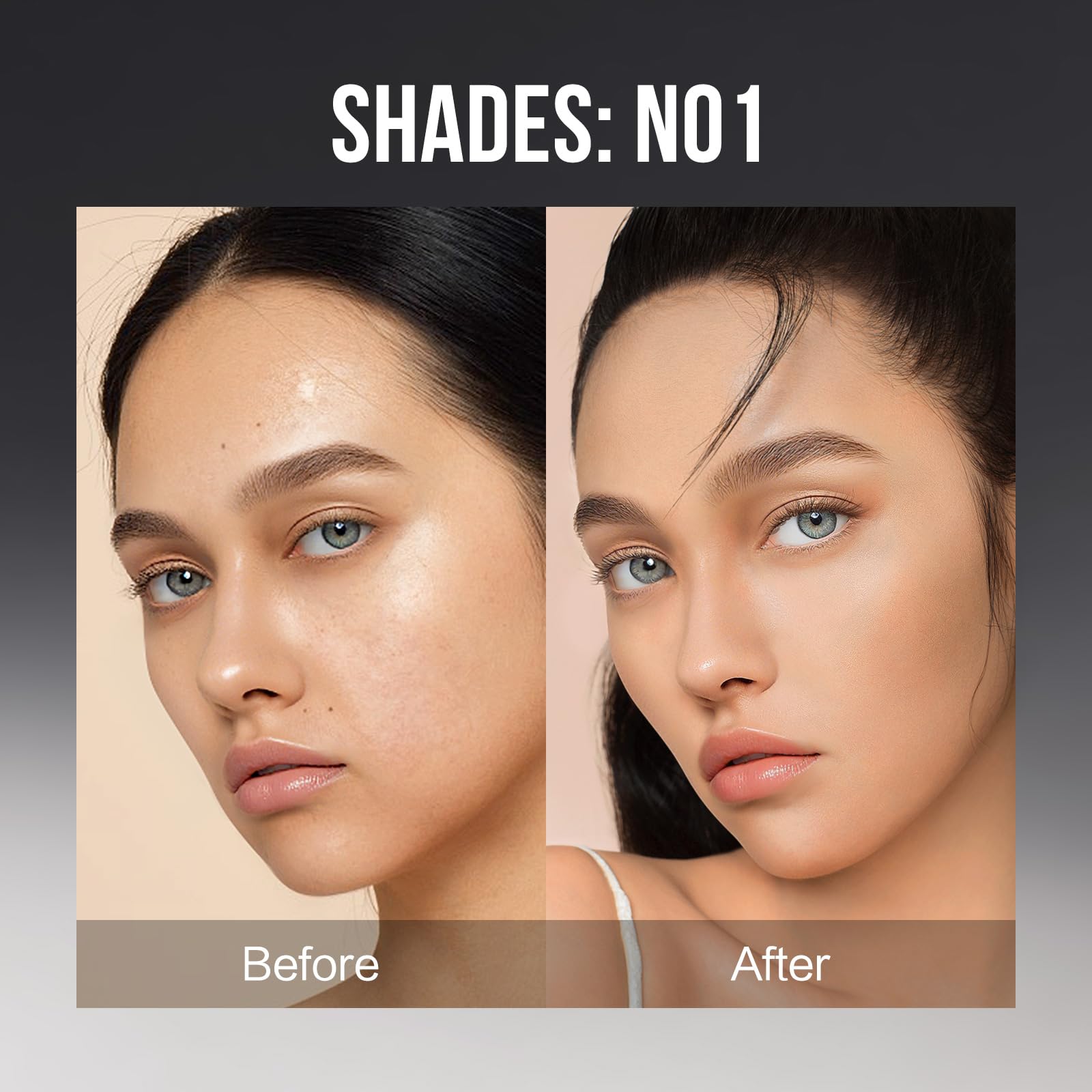 CARSLAN Black Magnet Foundation P02 Light Skin – 24H Matte, Waterproof