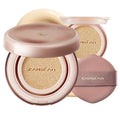 CARSLAN Moisture Air Cushion Cream Foundation – W01 Natural Warm, Hydrating, Dewy Full Coverage with Hyaluronic Acid