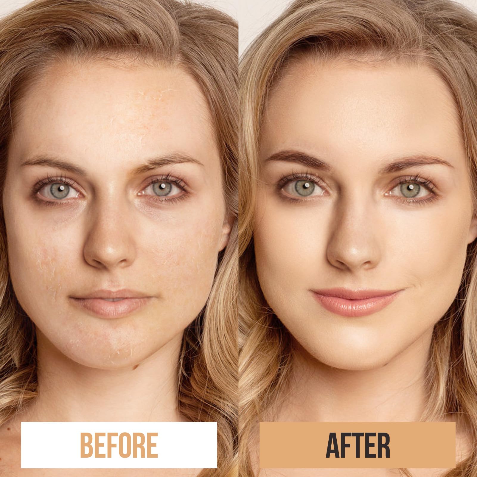 CARSLAN Moisture Air Cushion Cream Foundation – W01 Natural Warm, Hydrating, Dewy Full Coverage with Hyaluronic Acid