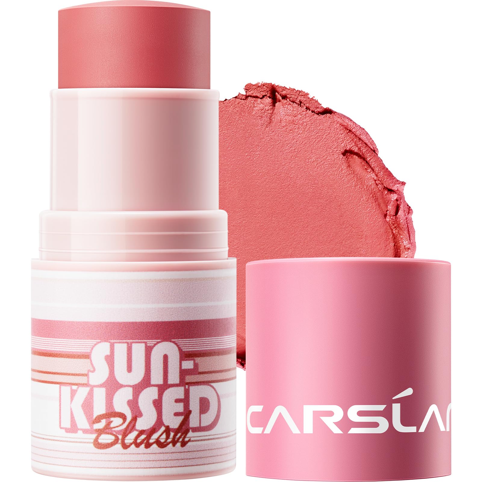 CARSLAN Sun Kissed Blush & Bronzer Stick Morning – Multi-Use Matte Cream for Cheeks, Lips & Eyes
