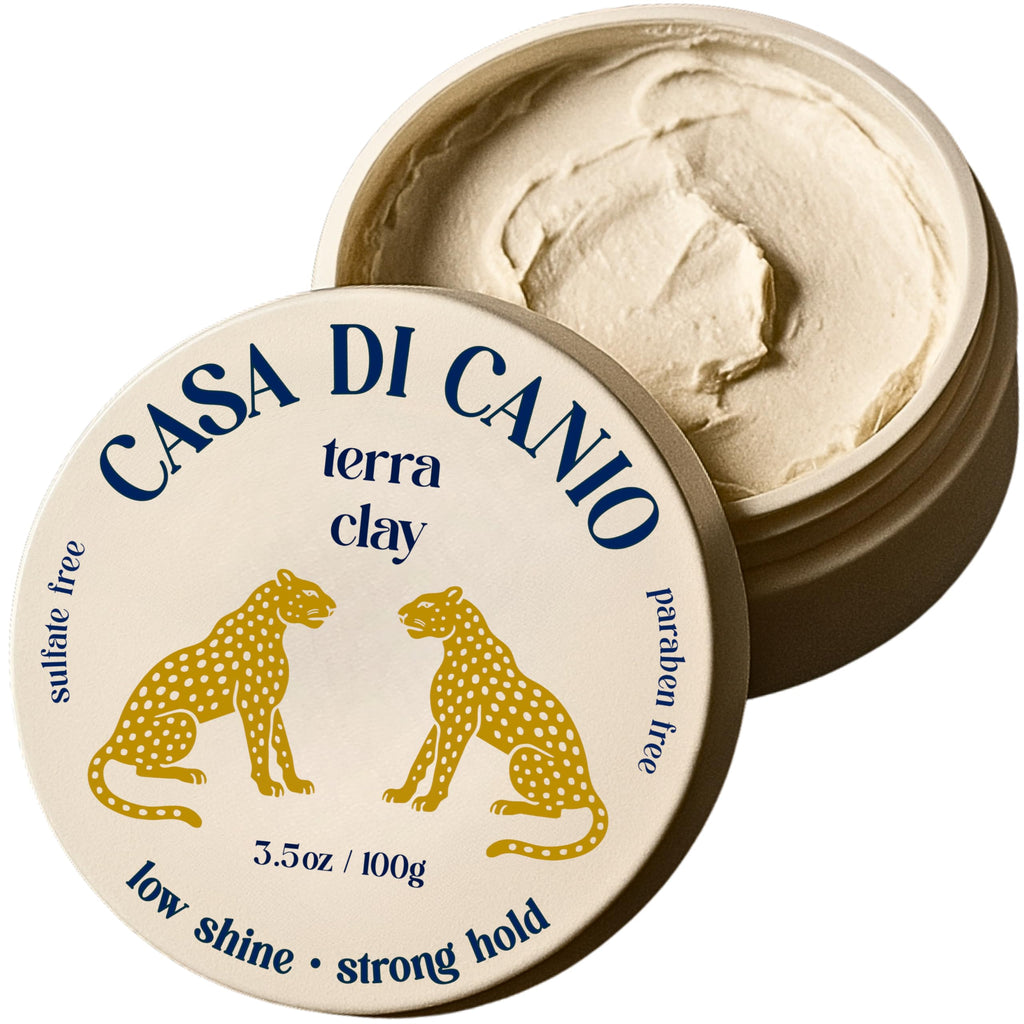Casa Di Canio Terra Clay – Medium Hold, Low Shine, Fragrance-Free & Water-Based