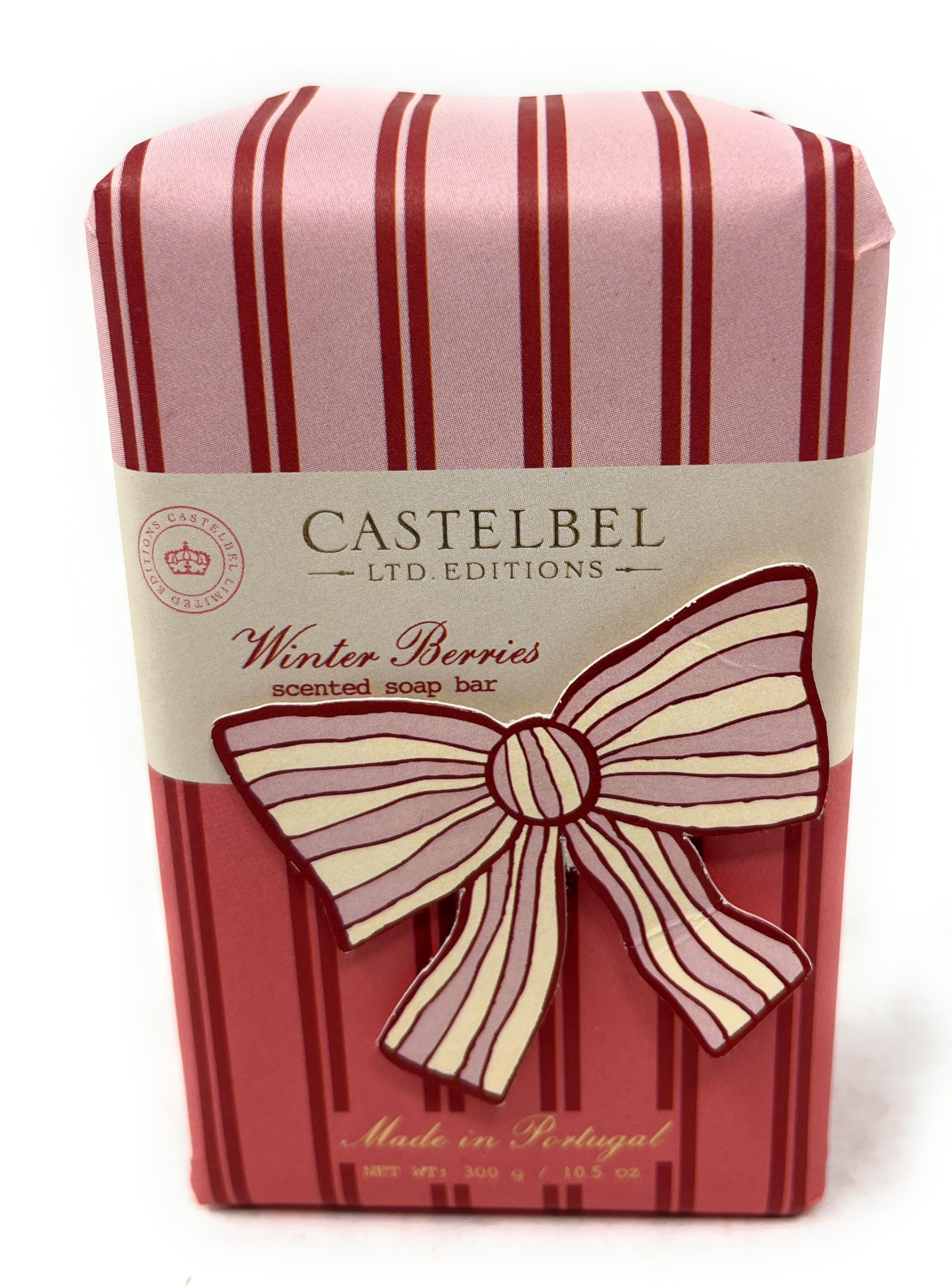 Castelbel Winter Berries Scented Luxury Soap – 10.5 oz | Triple-Milled, Made in Portugal