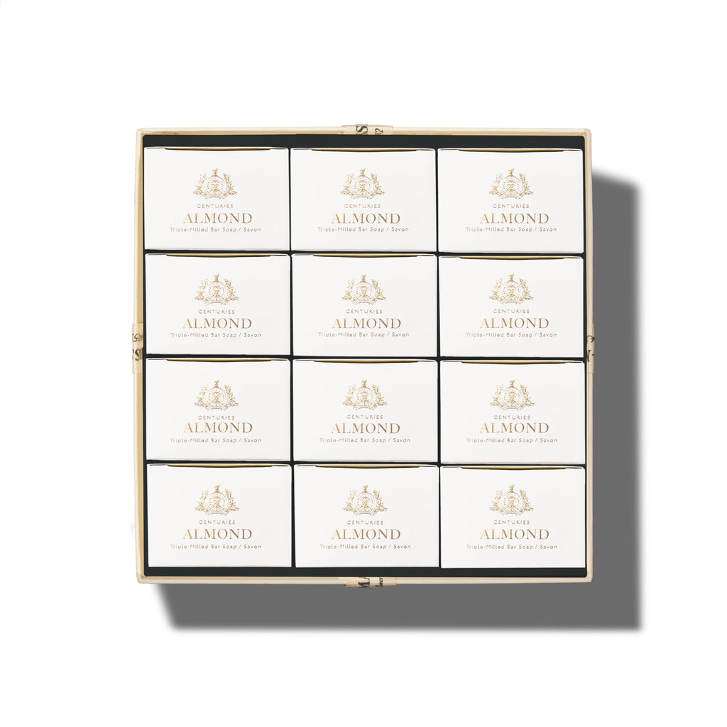 Caswell-Massey Almond Natural Bar Soap Gift Set | Triple-Milled Moisturizing Soap, Plant-Based, USA Made
