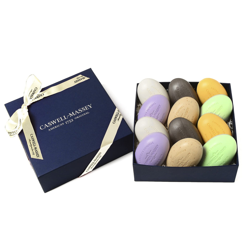 Caswell-Massey Centuries Collection Gift Set — 12 Triple-Milled Plant-Based Soaps, Made in USA