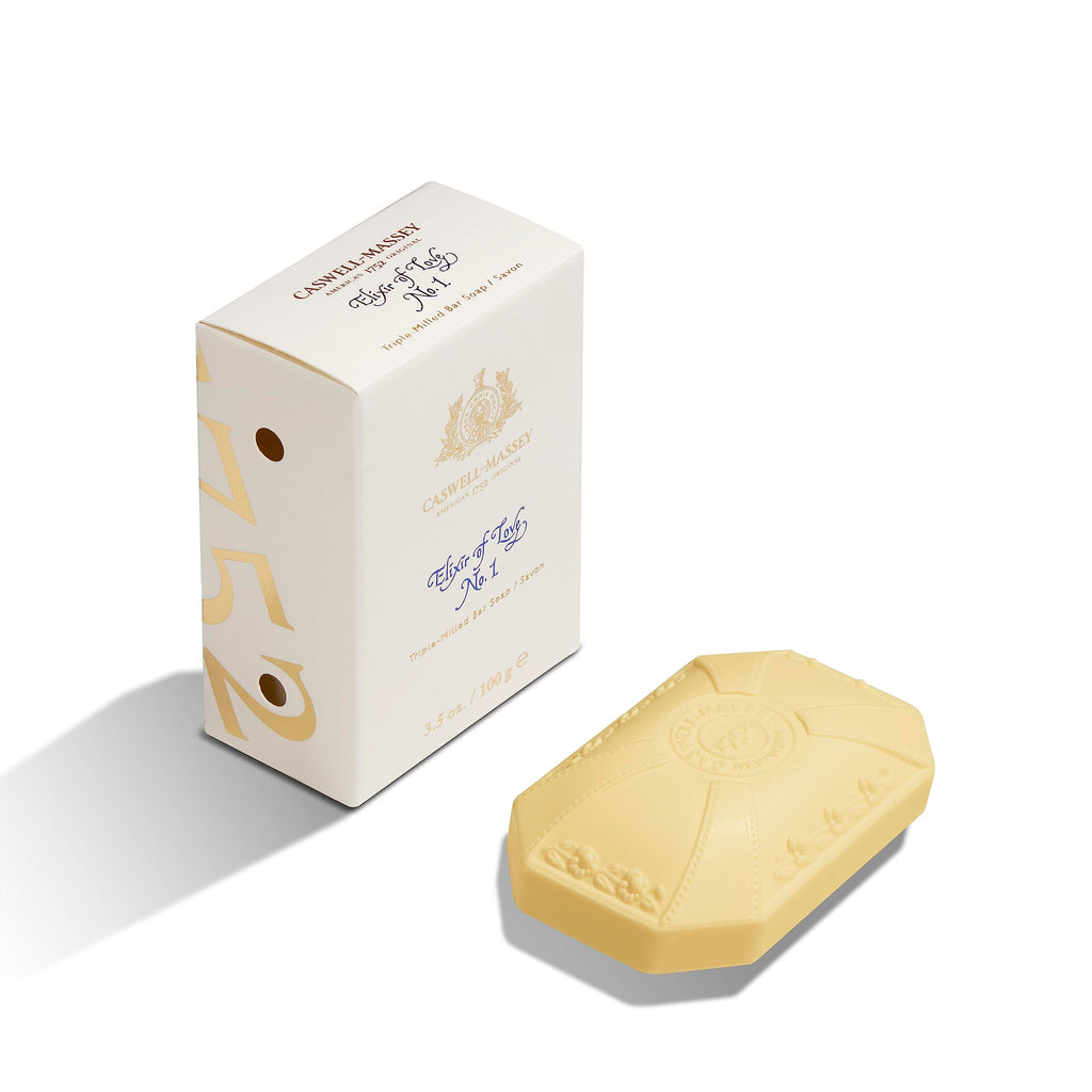 Caswell-Massey Elixir of Love Bar Soap for Women – Moisturizing Plant-Based 3.5 oz