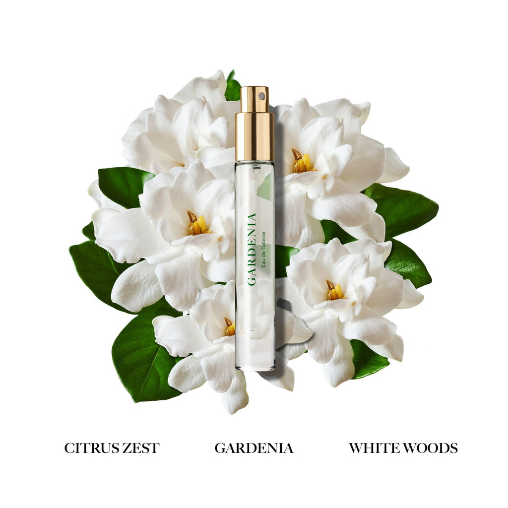 Caswell-Massey Gardenia Eau de Toilette Spray – 0.25 oz Mini | Feminine Floral with Citrus Zest, Gardenia & Peony | Made in USA