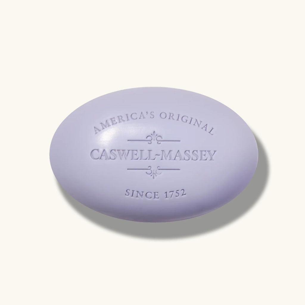 Caswell-Massey Lavender Natural Bar Soap (5.8 oz) | Moisturizing Triple-Milled Bath Bar for Face, Body & Hands